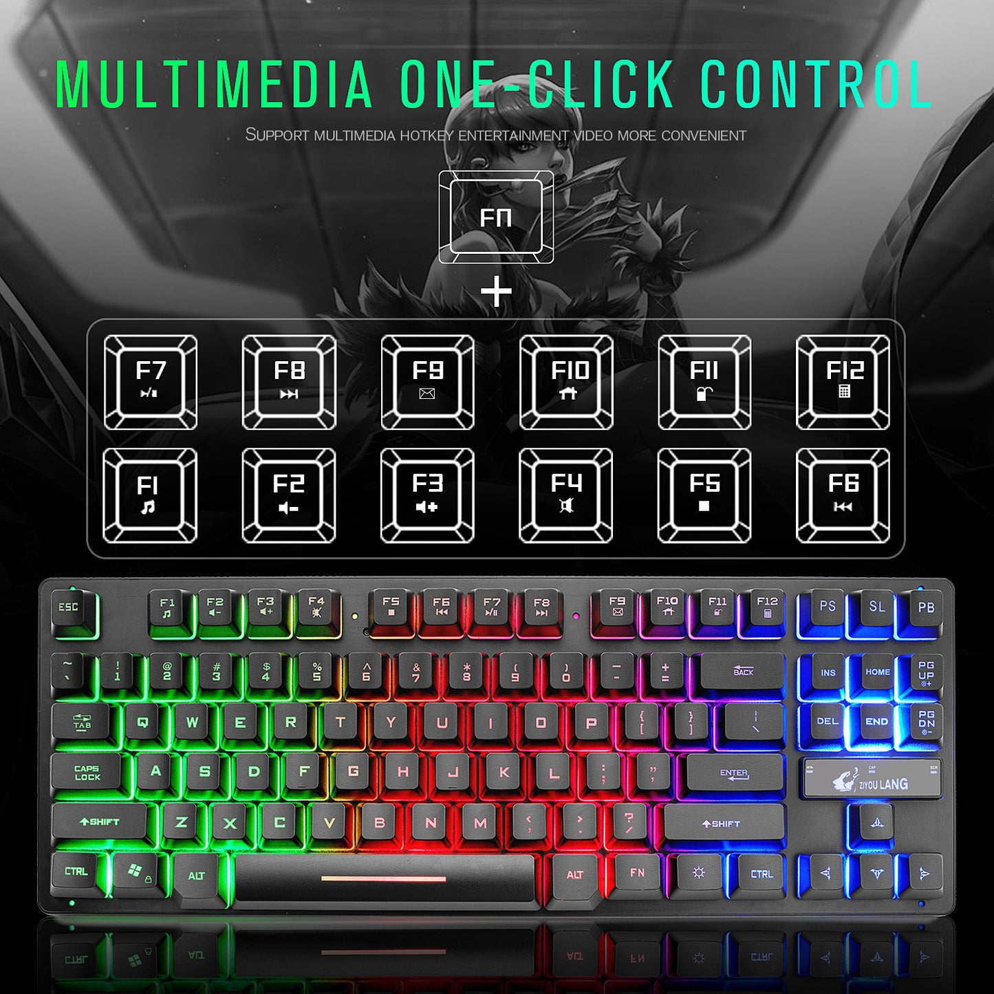 Clavier mécanique pour jeux électroniques