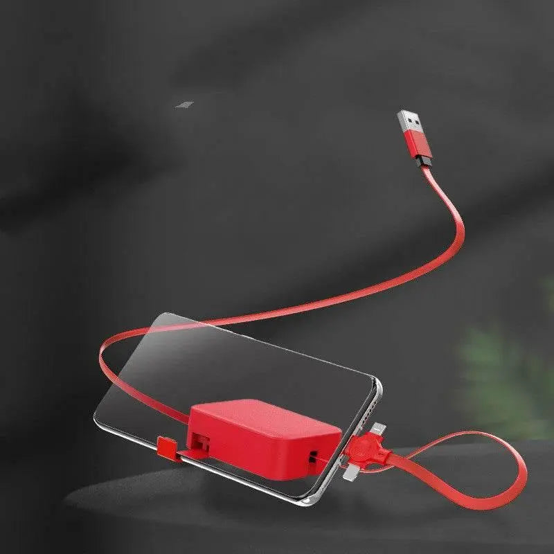 Câble USB Rétractable 4-en-1 