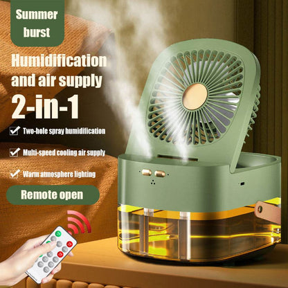 Ventilateur humidificateur de bureau